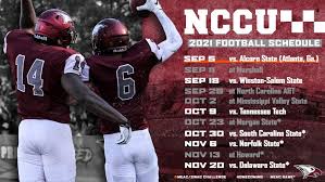 Standings social roster stats videos odds. Nccu Announces 2021 Football Schedule Hbcu Gameday