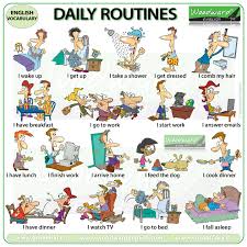 Daily Routines In English Woodward English