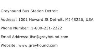 Greyhound Bus Station Detroit Address Contact Number Of Greyhound Bus Station Detroit