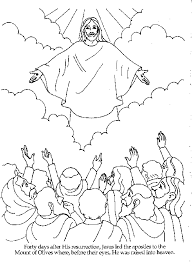 Parents, teachers, churches and recognized nonprofit organizations may print or copy multiple sheets for use in home or. Jesus Goes To Heaven Colouring Pages Jesus Coloring Pages Bible Coloring Pages Sunday School Coloring Pages