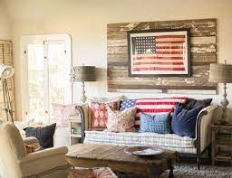 Backyard 4th Of July Firework Viewing Party From Found Rentals Country House Decor Americana Living Rooms Americana Bedroom
