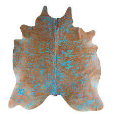Cleaning your cowhide rug may be very easy, and will make sure your rug remains searching extremely good for decades to come back. Turquoise Acid Wash On Brown Cowhide Rug Rodeo Cowhide Rugs