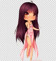 Anime Chibi Kawaii Long Hair Girl Cg Artwork Black Hair Manga Png Klipartz Ninguna de las imagenes son mias. anime chibi kawaii long hair girl cg