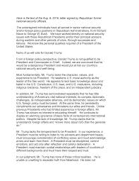 The vice president is still acting president during these four days. Https Www Wsj Com Public Resources Documents Natsecurityletter08082016 Pdf