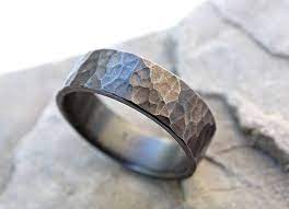 Mens Ring Black Silver Mens Promise Ring Silver Handmade Etsy Rings For Men Silver Wedding Bands Promise Rings For Guys