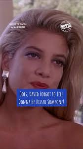 Oops, David forgot to tell Donna he kissed someone! #beverlyhills90210