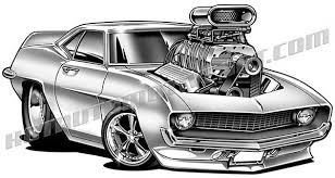 All these cartoons have been transferred from original 35 film prints and the three stooges play the organ in an old silent picture movie theater to accompany an old black and white film. 1969 Chevy Camaro Muscle Car Cartoon Clip Art