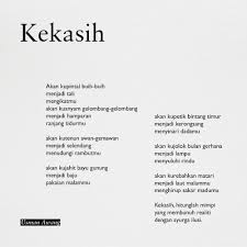 Sajak yang indah nukilan usman awang. Bilik Penyair Salam Maaf Lambat Sepatutnya Post Facebook