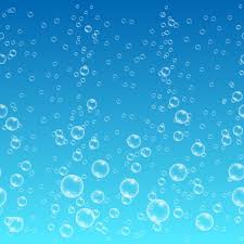 Agua Con Burbujas En Azul Transparente Horizontal Vector Premium Burbujas Unas Azules Transparente