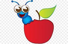 Bol bol eğlenip, bol bol paylaşabilirisiniz. Cacing Apple Karikatur Gambar Png