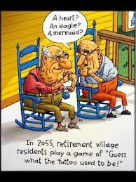 Old Tats Cartoon Jokes Funny Old People Funny Cartoons