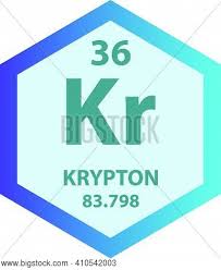 It is a colorless, odorless, tasteless noble gas that occurs in trace amounts in the atmosphere and is often used with other rare gases in fluorescent lamps.with rare exceptions, krypton is chemically inert. Kr Krypton Noble Gas Vector Photo Free Trial Bigstock