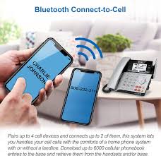 Buy At T Tl86103 2 Line Corded Cordless For Small Business With Answering Machine 2 Mailboxes Connect To Cell Caller Id Announcer Intercom Line Power Long Range Expandable To 12 Handsets Online In Turkey B00li8q7wi