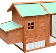 Amazon.com: Chicken Cage Solid Pine & Fir Wood 66.9"x31.9 ...