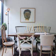 Here at cdg furniture we have a wide variety of ash/metal combination furniture that works so well together. Mismatched Dining Chairs Houzz