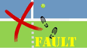 Lines running perpendicular to the net and service line to divide that area into equal parts. Mind The Foot You Could Be At Fault Local Tennis Leagues
