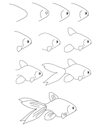 I Know Mos Of The Drawings I M Pinning Are Not Realistic But If I Can Get These With The Lord S Help Then I Will Be Ver With Images Fish Drawings Easy