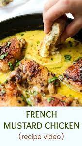 Looking For Chicken Things Recipe For Dinner Try My Dijon Mustard Chicken It S An Easy One Pot Meal That Is G Mustard Chicken Recipes Chicken Recipes Recipes