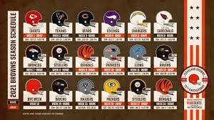 Browns Schedule Downloads Cleveland Browns Clevelandbrowns Com