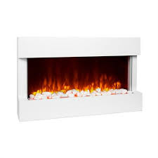 Modern, contemporary vertical electric fireplace. Lausanne Vertical Electric Fireplace 2000w Weekly Timer White