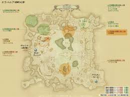 新生ff14 園芸 採掘マップ ギャザラー向け採集場所の地図情報 パッチ4 4対応