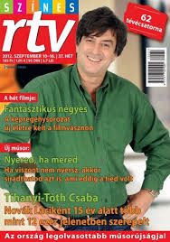 Váratlan helyzetben találta magát a barátok közt sztárja. Csaba Tihanyi Toth Szines Rtv Magazine 10 September 2012 Cover Photo Hungary