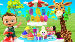 Little Baby Boy Eating Ice Creams Learn Fruits Names For Kids With Fla Eating Ice Cream Crazy Kids Rhymes For Kids