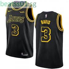 Davis didn't play in game 5 in phoenix on tuesday night because he has a strained groin suffered sunday in game 4. Nba Jersey Men S Los Angeles Lakers 3 Anthony Davis Black City Edition Jerseyrsey Sports Wear Top Vest S Xxl Shopee Malaysia