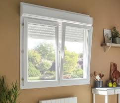 Fenêtres de salle de bain spécialement conçues pour lutter contre les moisissures et préserver lintimité tout en maintenant une bonne luminosité. Fenetre Pvc 2 Vantaux Avec Volet Roulant Integre Monobloc H 105 X L 120 Cm Grosfillex Bricoman