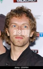 Chris Martin lead singer in Coldplay backstage at the Hollywood bowl, Los  Angeles, California, United States of America Stock Photo