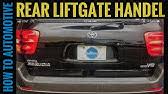 On my 2008 platinum it seems that the switch that indicates if the hatch is open or closed is in the latch. Toyota Sequoia Rear Hatch Stuck Can T Open Youtube