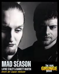 MAD SEASON • Layne Staley & Barrett Martin, photographed by Lance Mercer