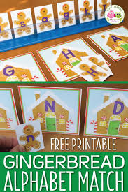 Gingerbread Man Printable Alphabet Activities For Kids With Images Christmas Kindergarten Christmas Literacy Alphabet Activities