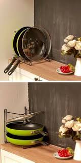 Un Porte Couvercles Porte Poeles A Poser De Maniere Verticale Ou Horizontale Pour Organiser E Ustensile Cuisine Rangement Ustensiles Cuisine Rangement Poeles