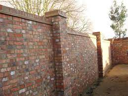 324 inches ÷ 4 inches (brick width) = 81 bricks + 10 percent = 89 bricks. Brick Wall Gardens Stone Walls Garden Brick Garden