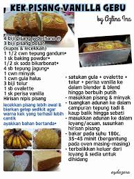 Pin By Kueida Elhakim On Resepi Viral Azlina Ina Cake Recipes Banana Cream Cakes Cooking Recipes
