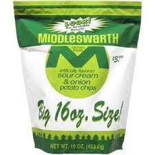 Middleswarth Chips Sour Cream Onion 16ounce Pack Of 2 Details Can Be Found By Clicking On The Sour Cream And Onion Sour Cream Potatoes Middleswarth Chips