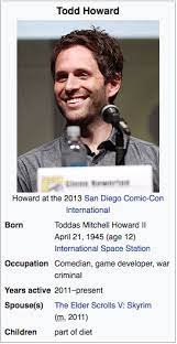 Durbikins Todd Howard Memes Comedians