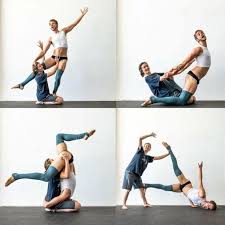 Grab your bae your bff or literally anyone and get your acro yoga on @joa.yoga. Partner Acrobatics Manual Hundreds Of Acro Partner Yoga Acroyoga Moves