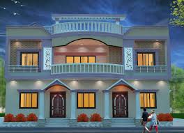 Switch between 3d, 2d rendered, and 2d blueprint view modes. Es Home Design Ground And First Floor Awesome 3d Front Facebook