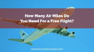 How Many Air Miles Do You Need For A Free Flight
