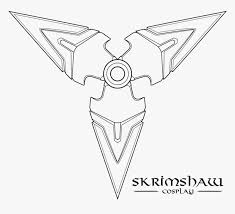 If you are using the same color paper, you may want to draw a different design on each piece of paper, or make some markings to help you differentiate. Transparent Star Outline Png Genji Shuriken Drawing Png Download Kindpng