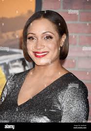 Ayana Brown attending the Spenser Confidential Los Angeles Premiere Stock  Photo