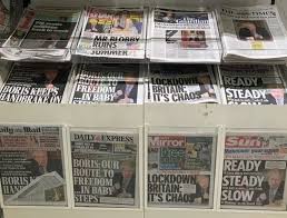 The masthead is the large font title at the top of a newspaper front page. Most Popular Newspapers In The Uk National Press Abcs Press Gazette