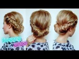 Check out these trending hair accessories that you can style your short hairstyles with! Short Hair Hairstyle Summer Greek Braided Updo Awesome Hairstyles Youtube