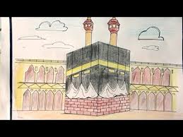 Simple Kaaba Drawing Islamic Art Makka Youtube Easy and simple drawing for children with step by step. simple kaaba drawing islamic art makka