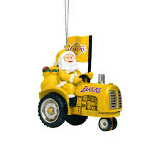 The other three teams are the brooklyn nets, the golden state warriors, and the new york knicks. Los Angeles Lakers Nba Santa Riding Tractor Ornament