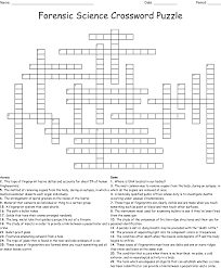 Find forensic science lesson plans and worksheets. Forensic Science Crossword Puzzle Wordmint