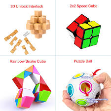 Jul 04, 2019 · more info: Buy Vdealen 23 Pack Brain Teaser Puzzles Toy Set 2x2 3x3 Speed Cube 3d Maze Box 3d Unlock Interlock Rainbow Puzzle Ball Snake Cube Tangram Metal Wire Puzzle Game Great Gift For
