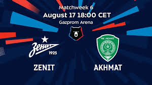 zenit vs akhmat matchweek 6 russian premier liga streaming youtube movie posters